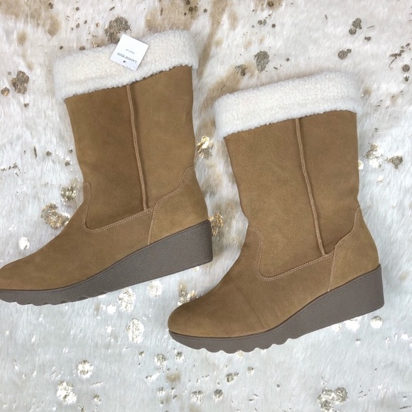 Tan sherpa boots Clearance